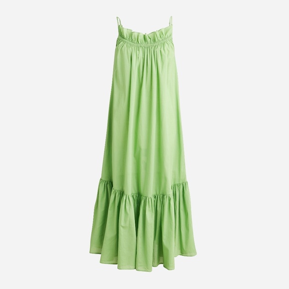 J. Crew Other - J.Crew Cotton voile ruffle sheer beach dress size xxs/xs